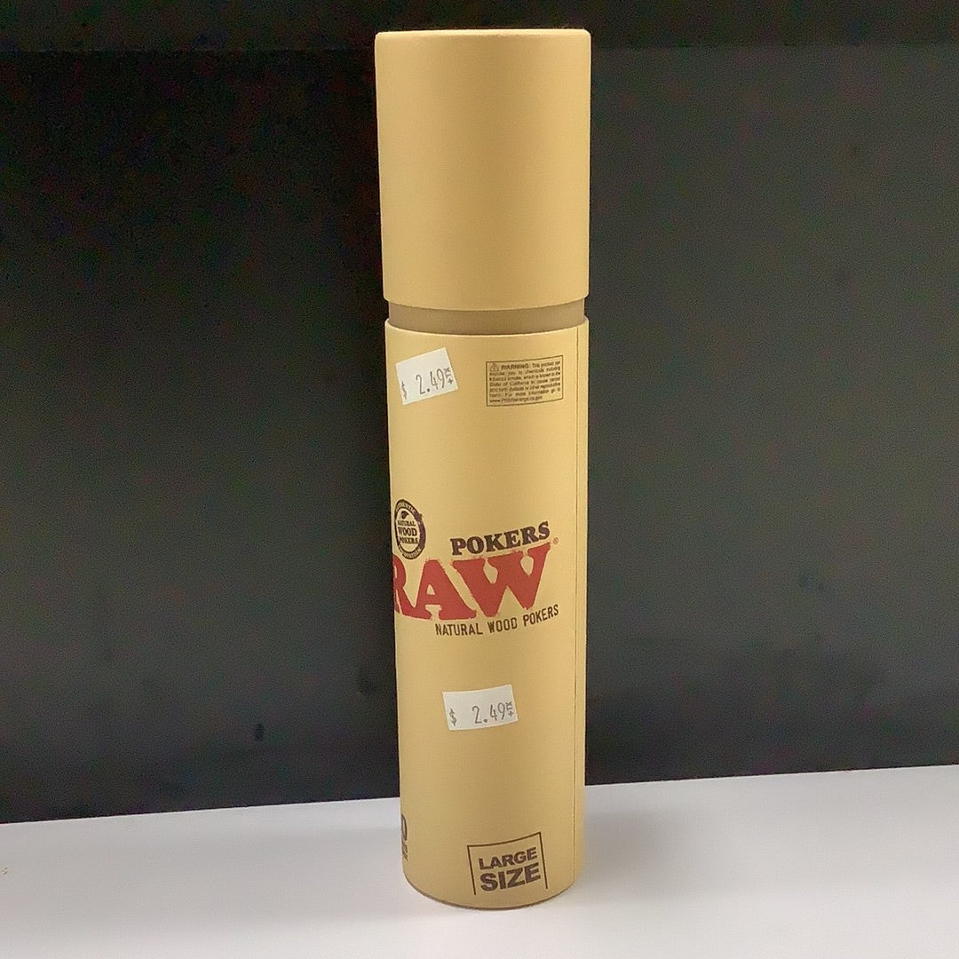 Large Raw Wood Pokers