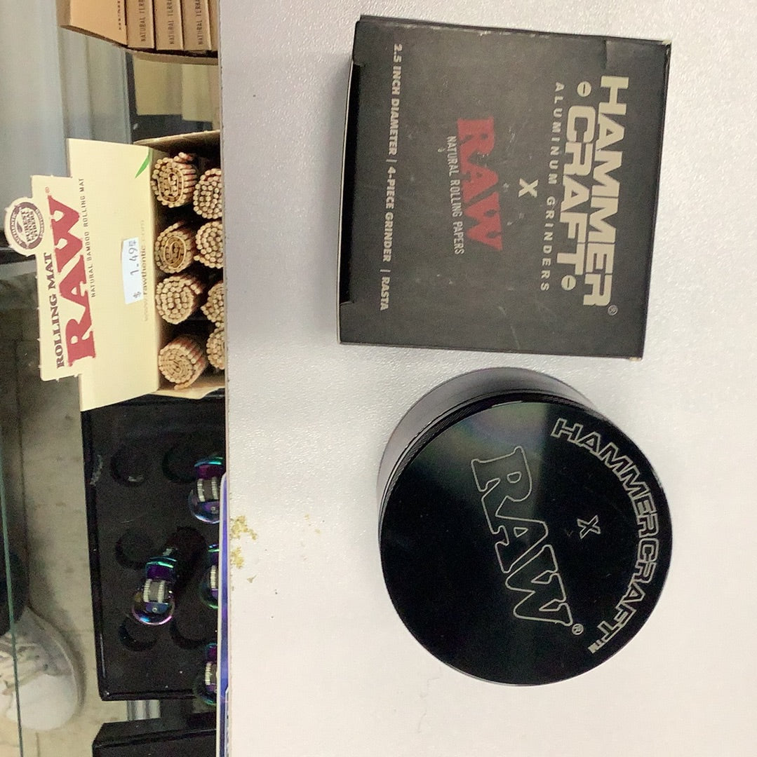 Hammer Craft 2.5 Raw Aluminum Grinder