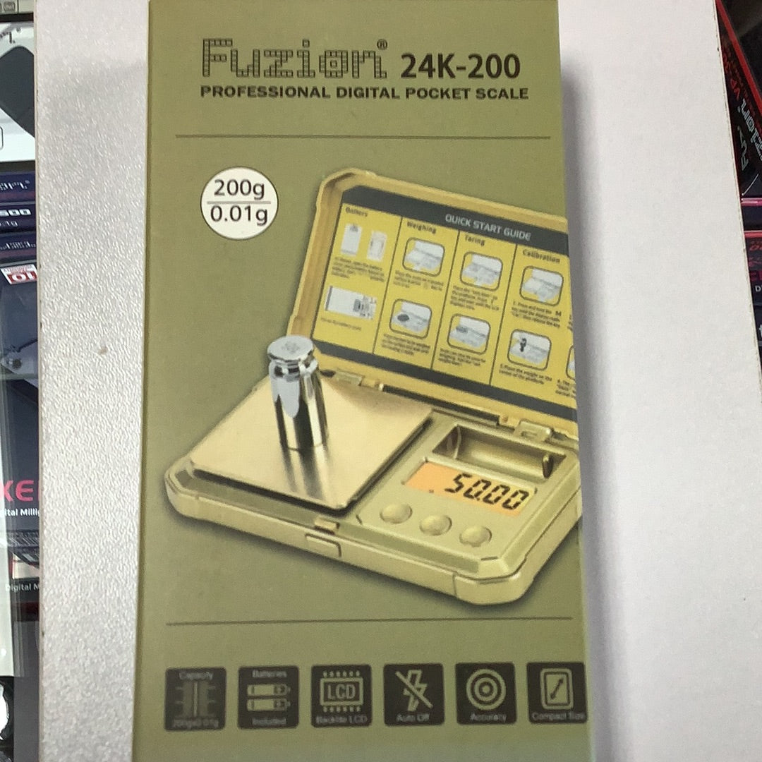 Fuzion 24K-200 Pocket Scale