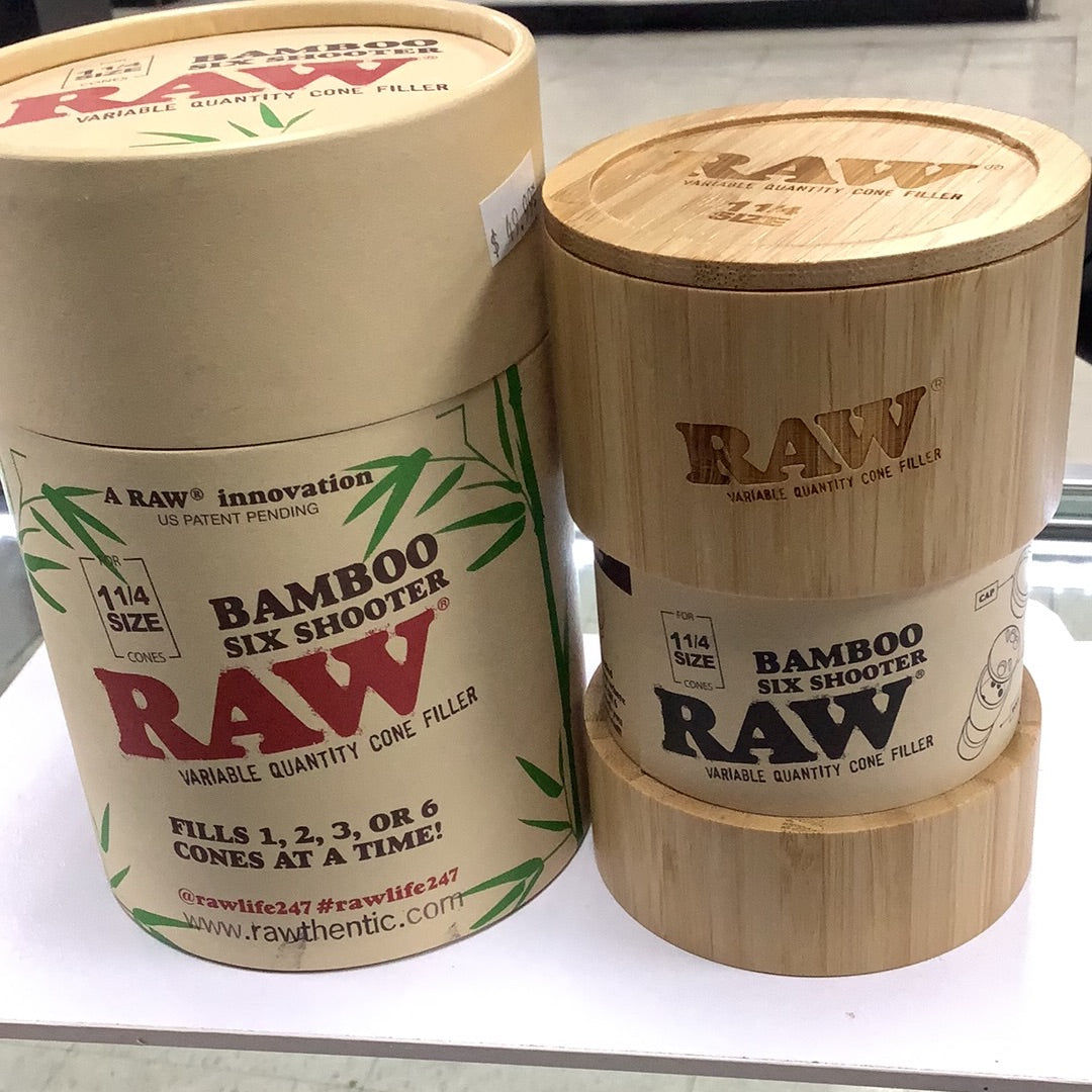 1 1/4 Size Bamboo Six Shooter Cone Filler