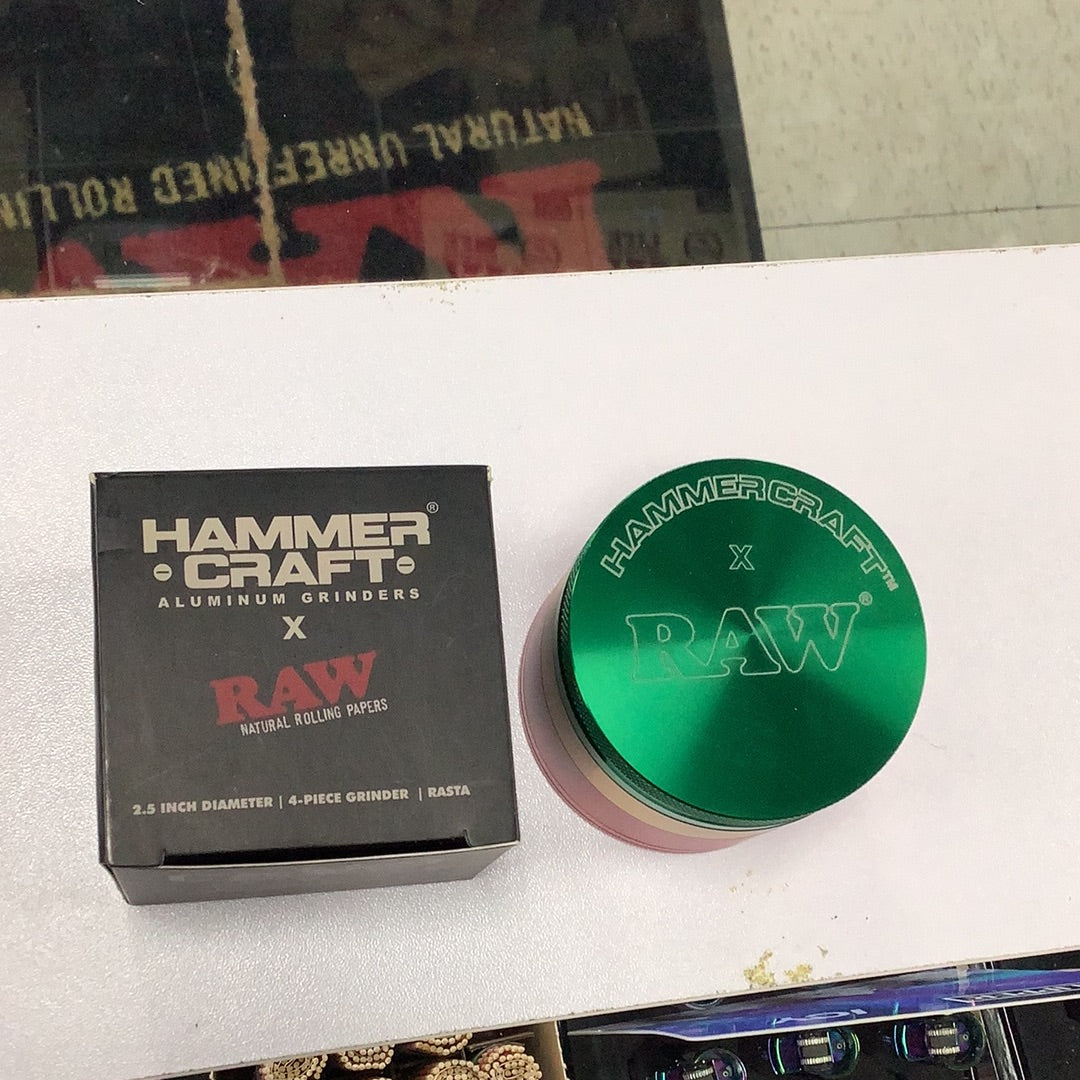 Hammer Craft 2.5 Raw Aluminum Grinder