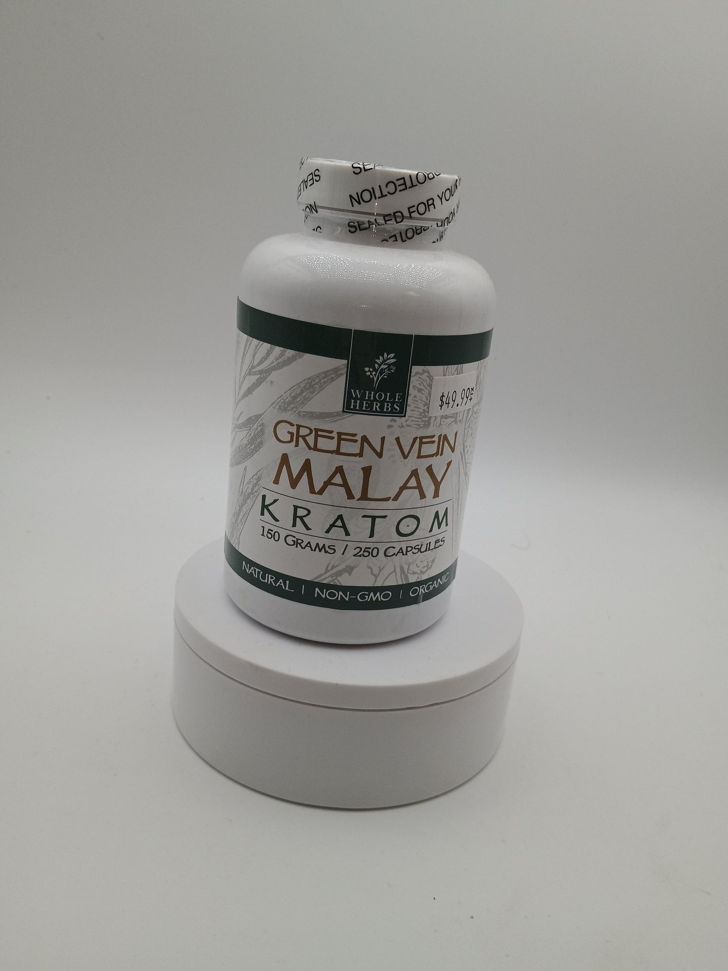 Whole Herbs Kratom Capsules 250 ct