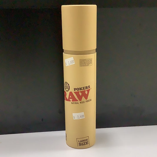 Large Raw Wood Pokers