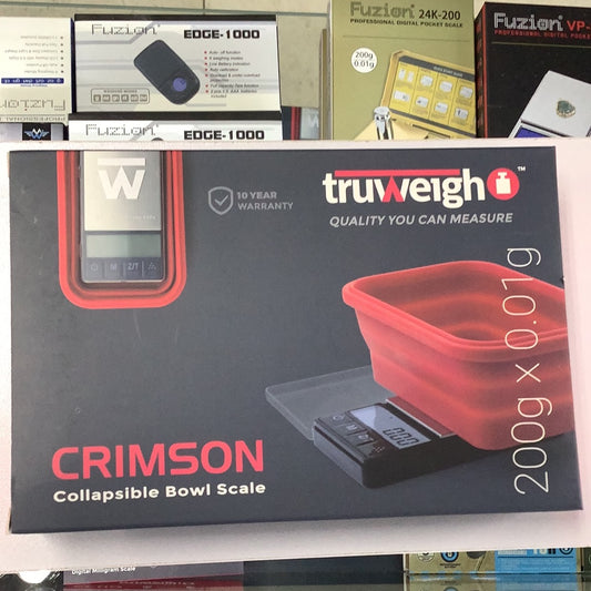 Truweigh Crimson Collapsible Bowl Scale 200gx0.01g