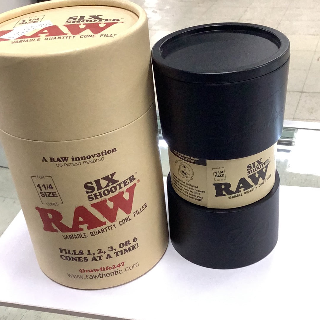 Raw Six Shooter Cone Filler 1 1/4 Size