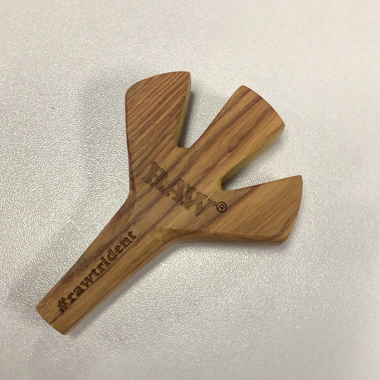 Raw Trident Wooden Cigarette Holder