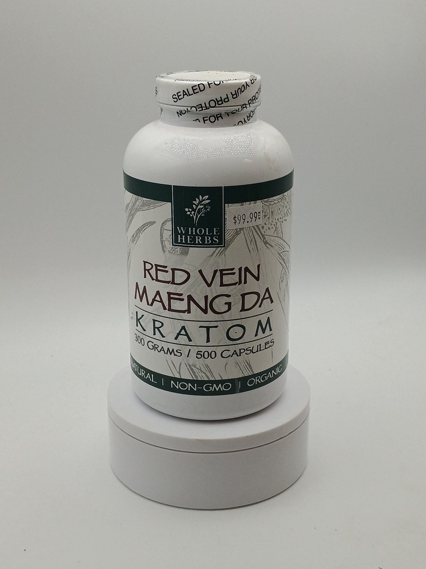 Whole Herbs Kratom Capsules 500 ct