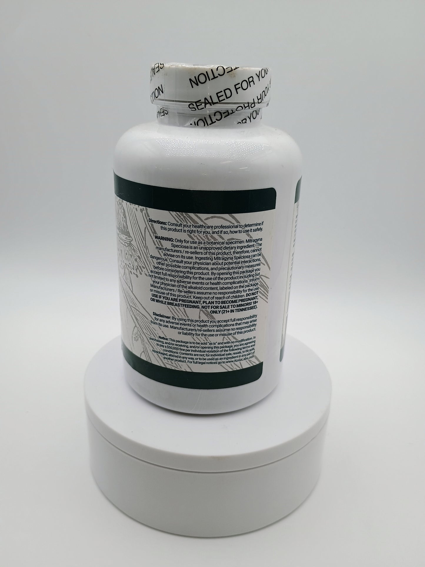 Whole Herbs Kratom Capsules 250 ct