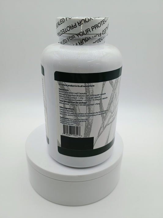 Whole Herbs Kratom Capsules 250 ct