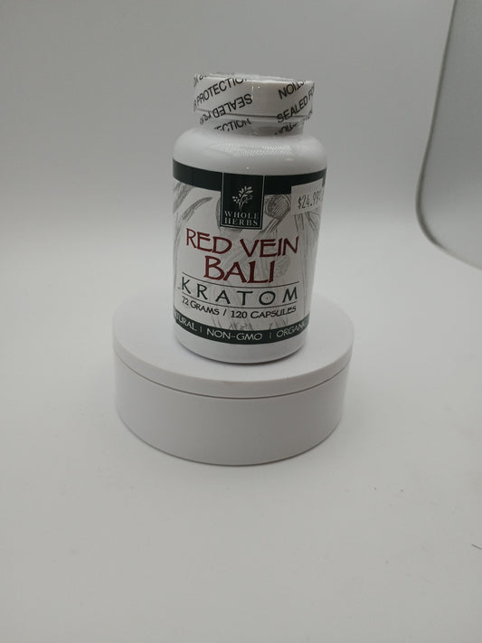 Whole Herbs Kratom Capsules 120 ct