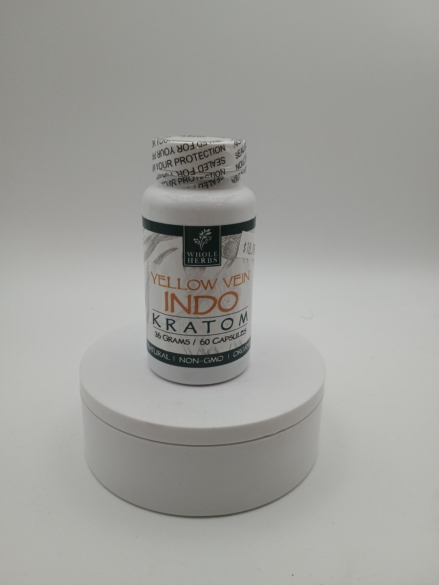 Whole Herbs Kratom Capsules 60 ct