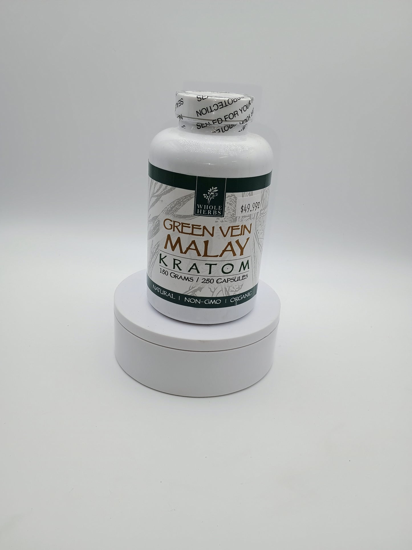 Whole Herbs Kratom Capsules 250 ct