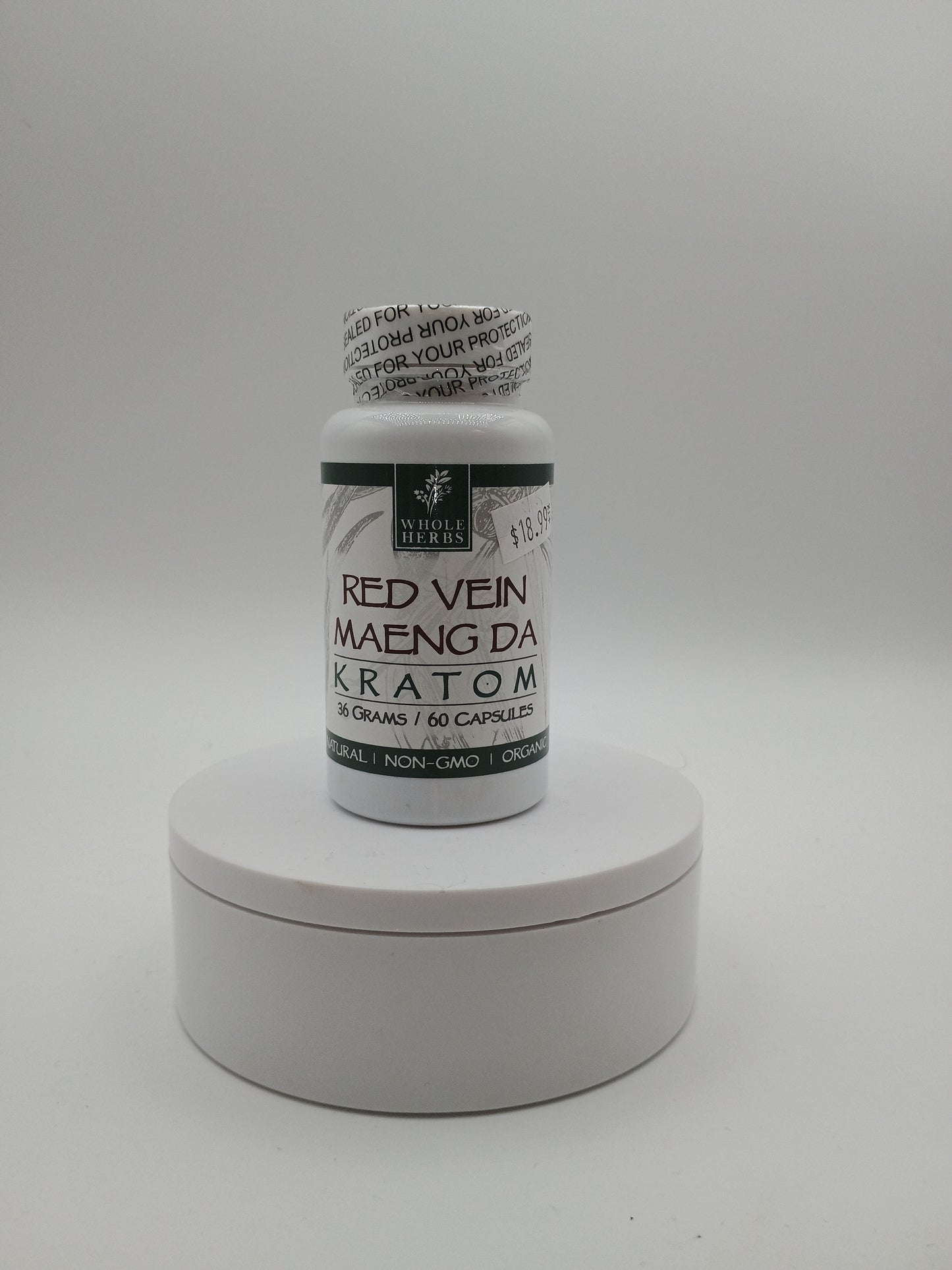 Whole Herbs Kratom Capsules 60 ct