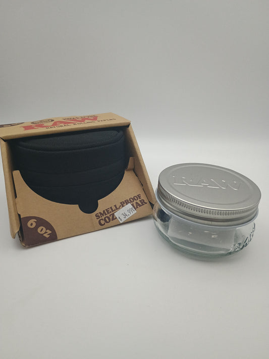 Raw Smell Proof Cozy & Jar 6oz