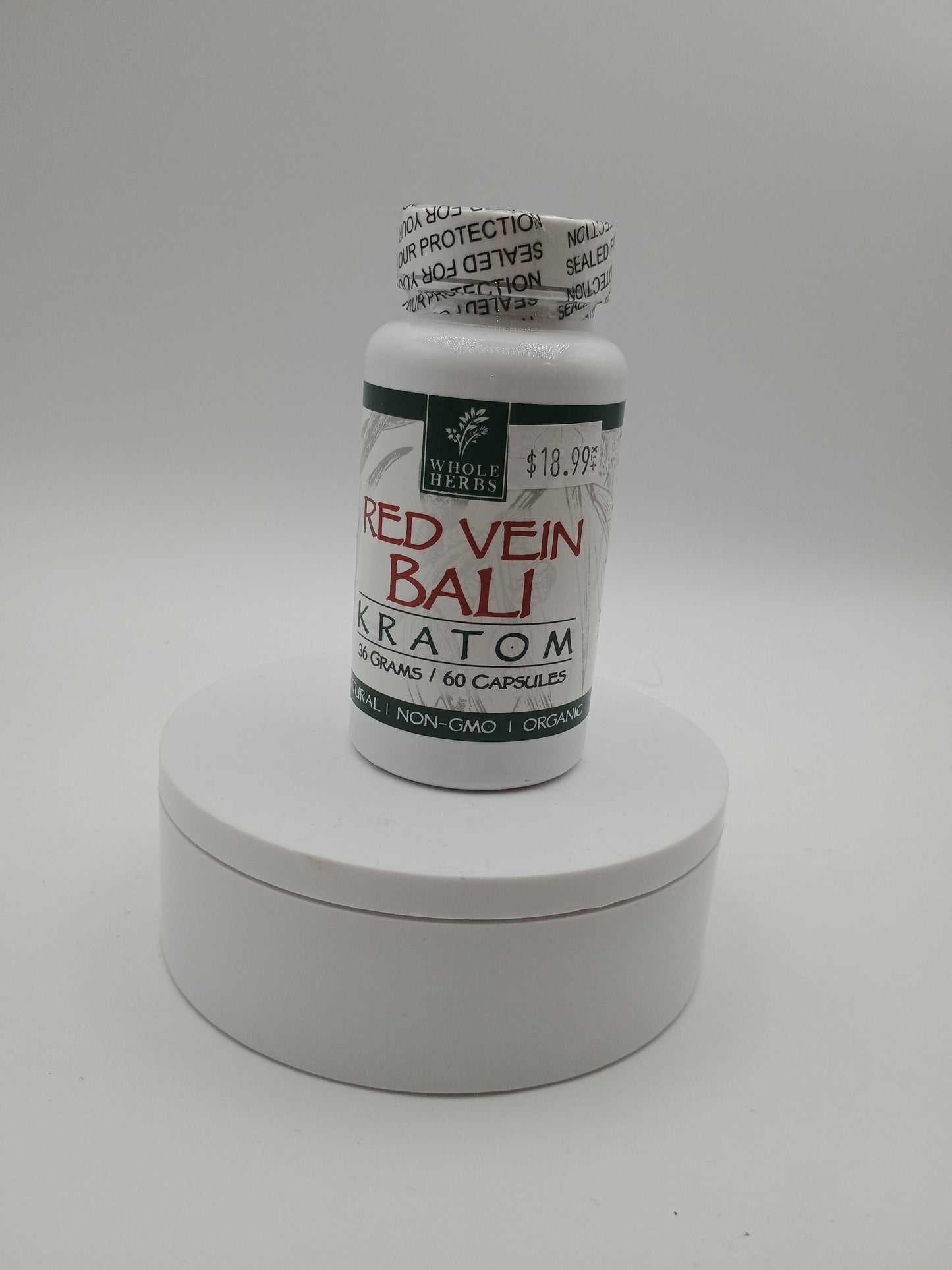 Whole Herbs Kratom Capsules 60 ct