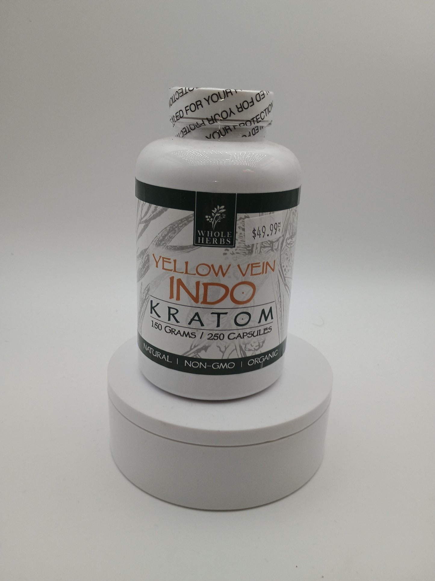 Whole Herbs Kratom Capsules 250 ct