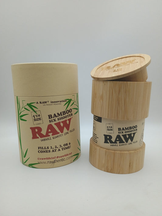 Raw Bamboo Six Shooter